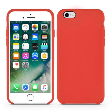 Eye-catching Red Liquid Silicone Rubber Iphone8 Plus Case