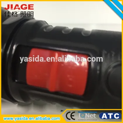 0.5W black rechargeable hot LED flashlight