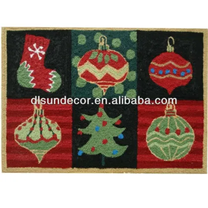 handmade christmas mats christmas rugs