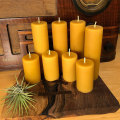 Venda por atacado grande beeswax pilar velas a granel