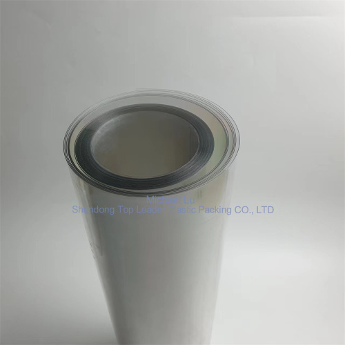 Transparent recyclable PET roll for thermoforming