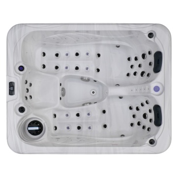 Acrylic massage spa tub for 3 person