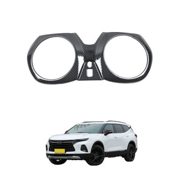 OEM Automotive Stainless Steel Carbon Fiber Interior Accessories for 2020 Chevrolet Blazer Center Vent Trim Frame