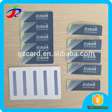 Avaliable other size die cut 5 in 1 paper scratch off card printing