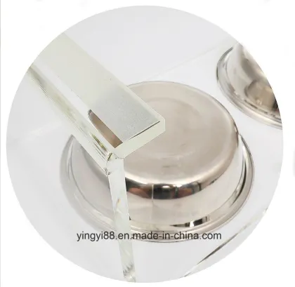 Elevated Acrylic Pet Feeder Dog Feeder Cat Feeder