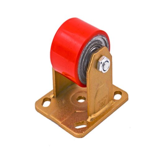 Caster bánh xe polyurethane cứng trên gang