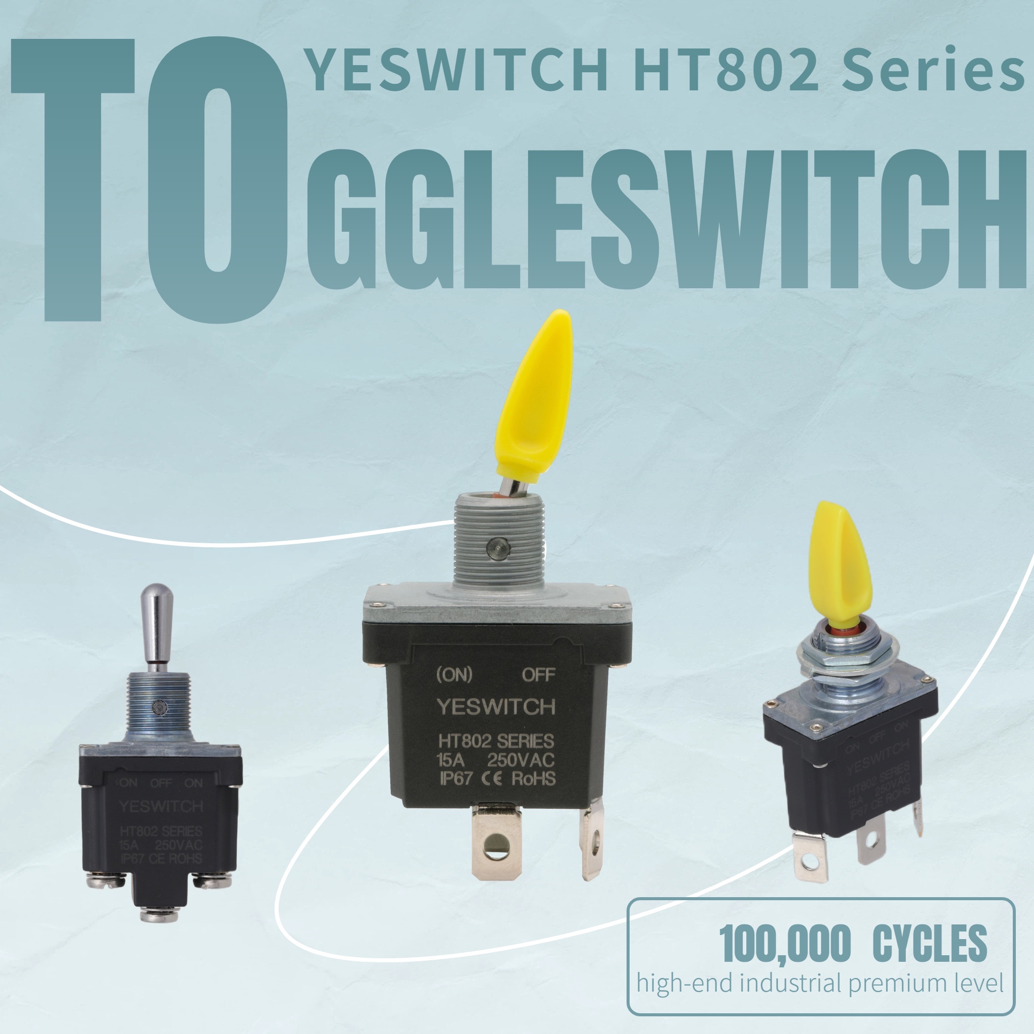HT802 Series Toggle Switches HT802 Series Toggle Switches