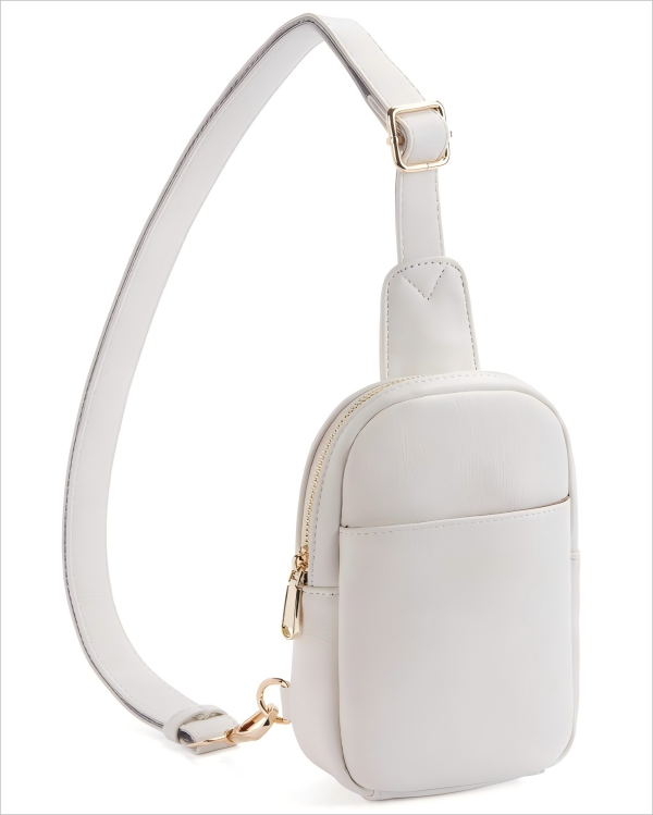 Trendy Single Shoulder Crossbody Bag with Zipper