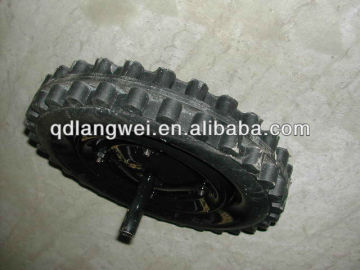 solid rubber wheels for wheelbarrow/wheelbarrow spare parts