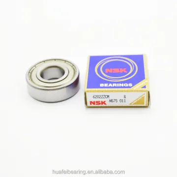 High Temperature Stainless Steel NSK 6202 ZZ 2RS Deep Groove Ball Bearing