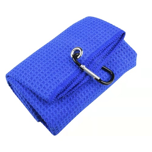 Printed Sublimation Golf With Hook Waffle Golf Towel