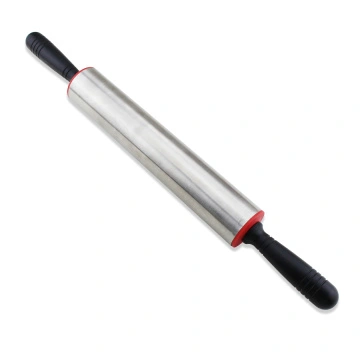 Mattarello in Acciaio Inossidabile, Mattarello in Metallo per Fondente, Rullo per Pasta Antiaderente con Gancio per Strumento per Cuocere la Pizza