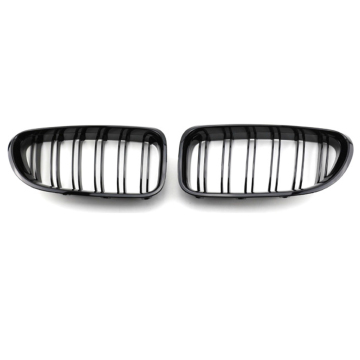 6 Series F12 Gloss Black Double Line Nier Front Grille voor BMW