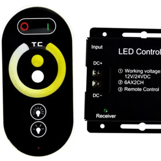 12V/24V RGBWW Channel RF Remote Control High Power LED Controller 433MHz SMD5050