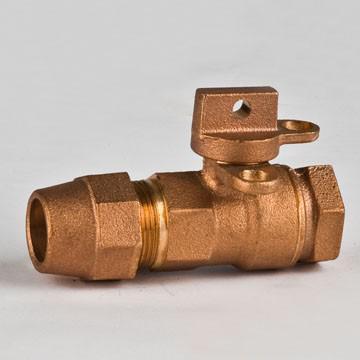 Bronze Ball Meter Valves With Wing