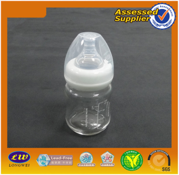 2013 120ml High Quality Borosilicate Glass Baby Bottle (LW-B001)