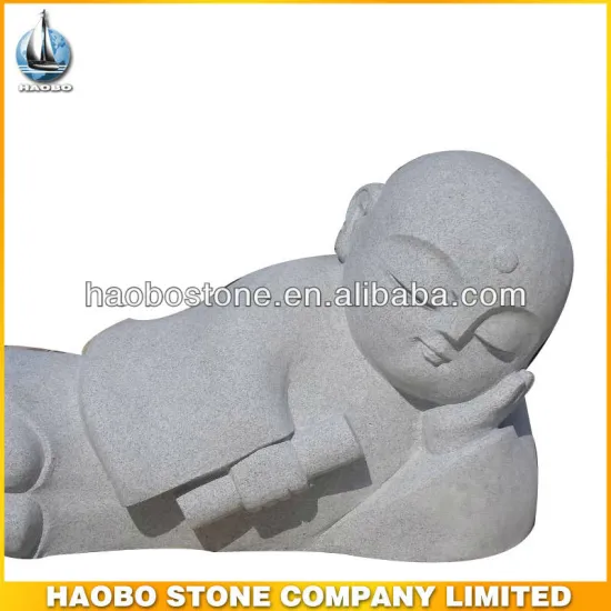 Grey Granite Reclining Buddha