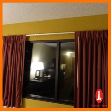 Curtain Times electric design double layer curtain from guangzhou curtain wholesale supplier