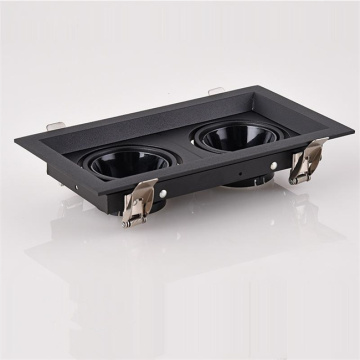 JYLIGHTING Black White LED Rectangular Grid Downlight Spotlight