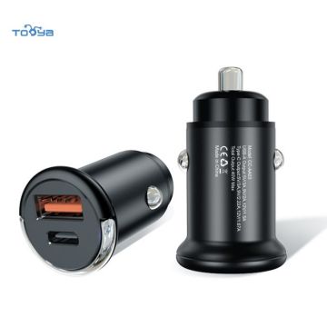 Tooya 38W Dual QC3.0 PD Car Multi-Port Charger Adapter