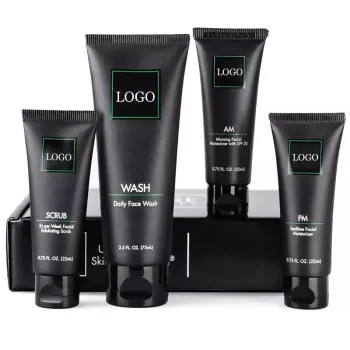Private Label Custom Korean Vegan Deep Cleansing Moisturizing Anti-Acne Skincare Set for Men