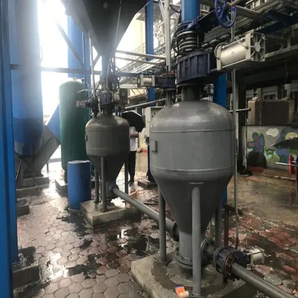 Pulse pneumatic conveying system steel plate silo