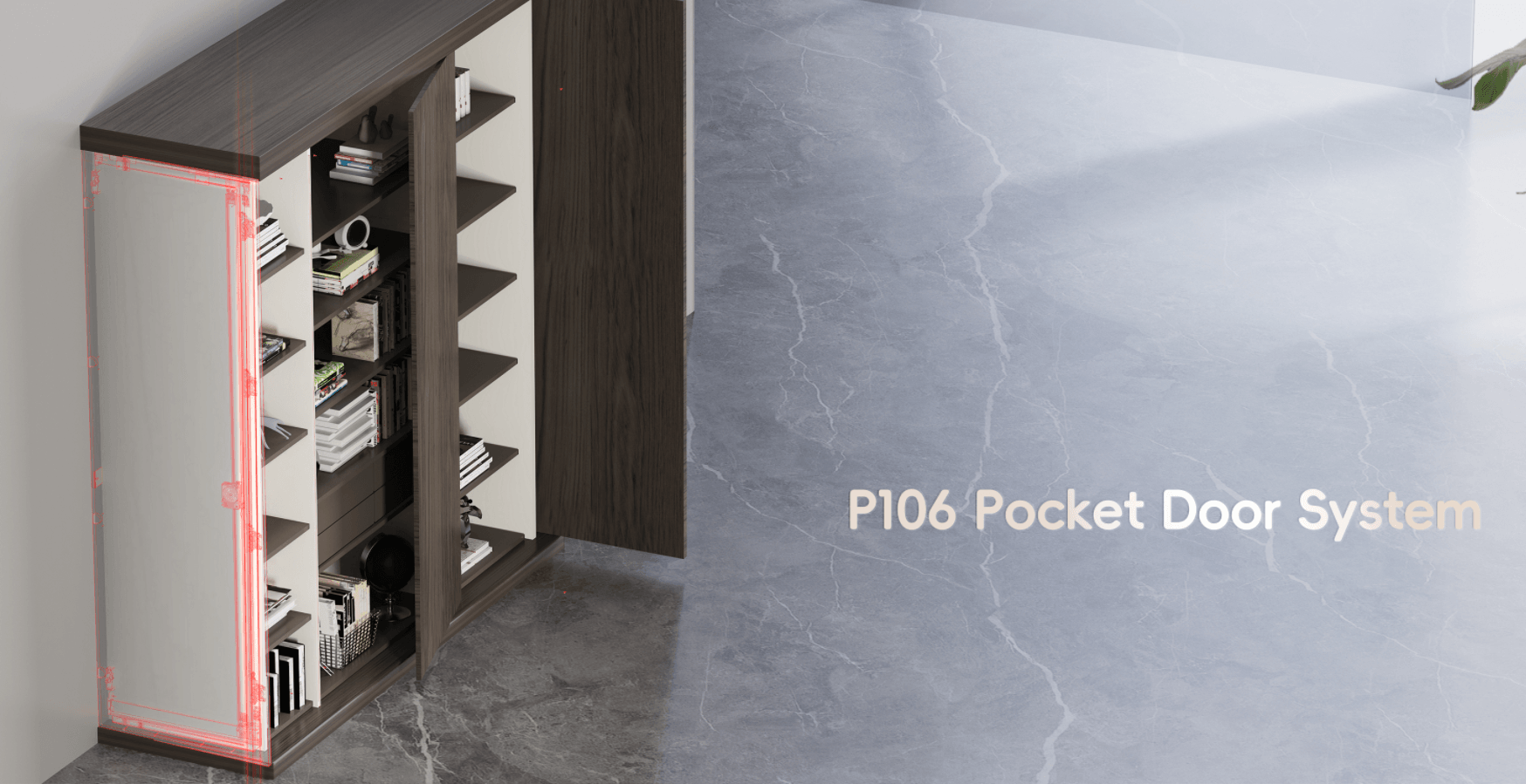 pocket door system