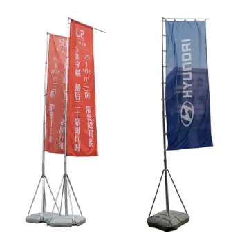 Knitted Polyester Beach Flag: High-Quality Outdoor Advertising Banner