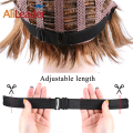 Accessori per parrucca nera Fascia elastica per parrucca in nylon