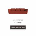 fabric corner sofa 3 seaters sofa red fabric sofa Supplier