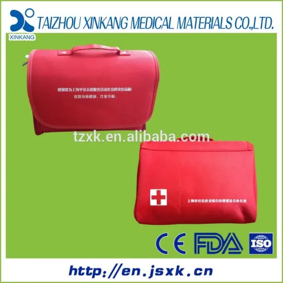 Individual first aid kit with contents first aid kit bags CE/ISO13485/FDA certificates