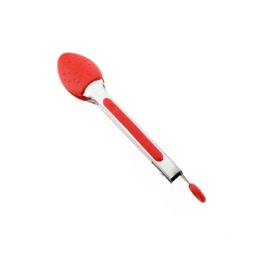 Pinze da Cucina in Acciaio Inox con Punte in Silicone, Set di 3