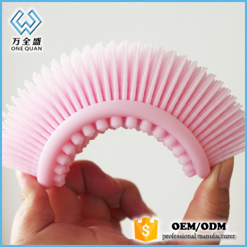 Silicone massage bath brush for baby