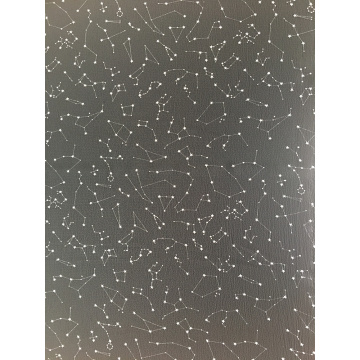 Stars Design Polyester Bubble Crepe Printing Fabric