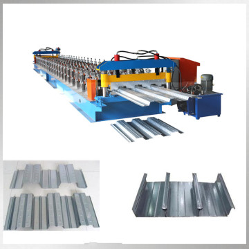 Floor bearing plate roll forming machine