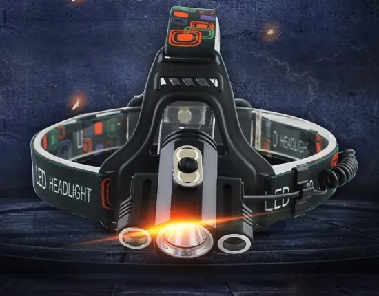 3T6 High Power LED Headlamp - 5000 Lumens - 3 x T6 LED - Head Torch Flashlight