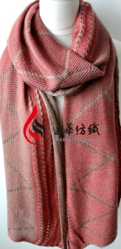 Acrylic Knitted Shawl (12-BR201812-9)