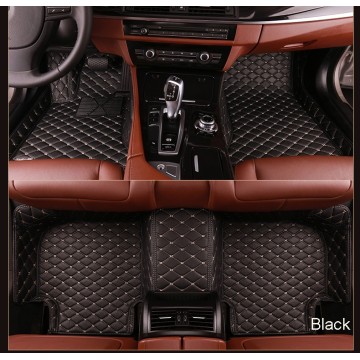 superior material car floor mat with leather material