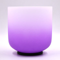 Q'Re Crown Chakra Frosted Singing Bowl