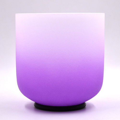 Q're Crown Chakra Frosted Singing Bowl