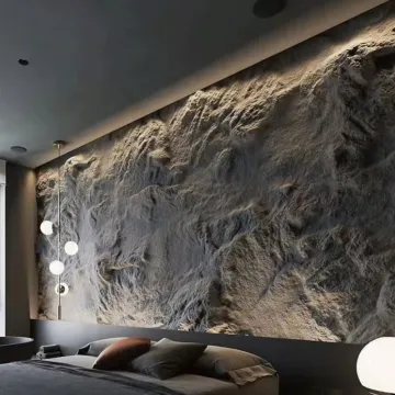 Lightweight Polyurethane Faux Stone Wall Panels: Waterproof 3D Rock Stone Wall Paneling for Interior Walls