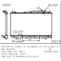 Radiator for EVANDA/MAGNUS 2.0 i 16V OEMnumber 96278702