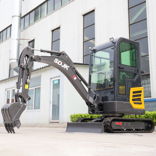 High Efficiency Small Excavator: Free Shipping Micro Mini Machine - 2 Ton Multifunctional Chinese New Bagger Digger