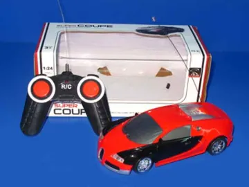 1:24,4 CHANNELS RC BUGATTI CAR W/LIGHT