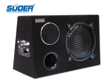 Suoer คุณภาพสูง Traprzoid Car Audio Sunwoofer 8 นิ้ว Big Bass Car Subwoofer
