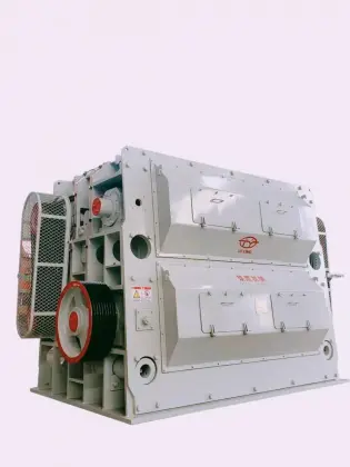 Four-Toothed Roll Mineral Ore Crusher
