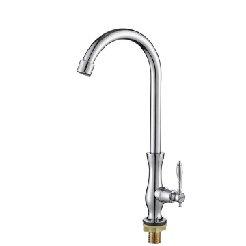 Zinc Alloy Silver Stainless Steel Gourmet Kitchen Faucets