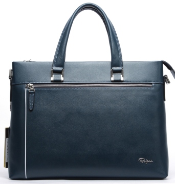 Waterproof Business Computer Briefcase Leather Men Handbag (114-121)