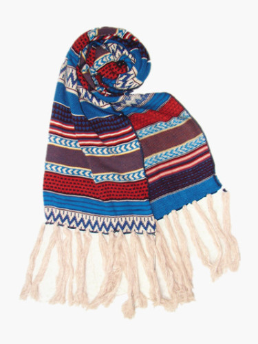 Custom 100%Acrylic knit scarf