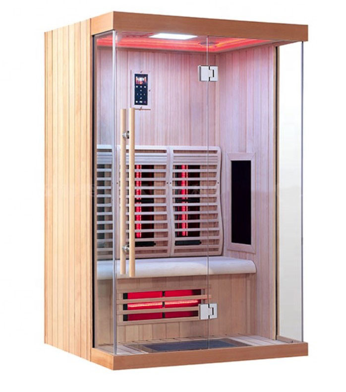 Sauna de luz vermelha portátil Sauna de luxo Melhor qualidade de sauna infravermelha de infravermelho